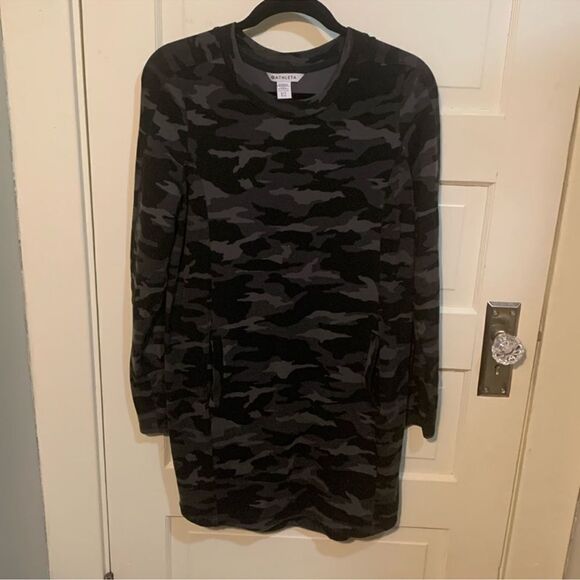 Athleta Balance Camo Knit Lux Dress SP Petite - Picture 3 of 7